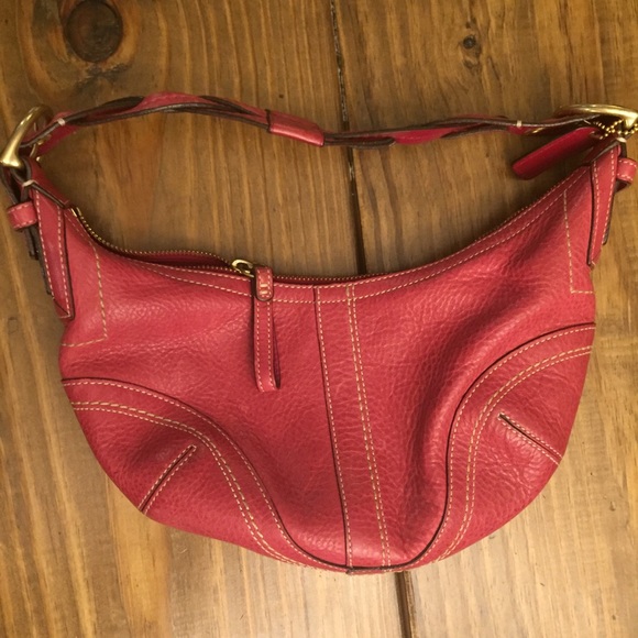 Authentic Coach Handbag Purse Pink - Picture 2 of 7